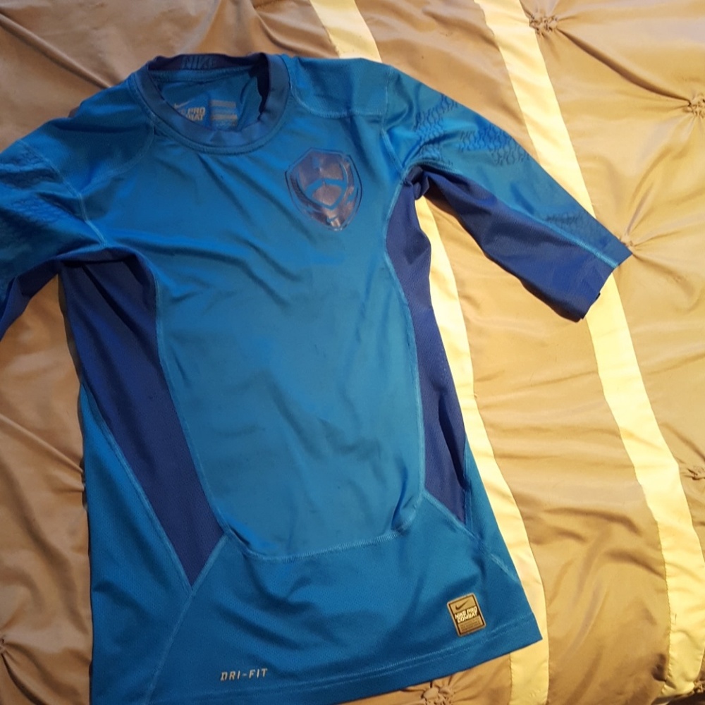 boys Nike pro combat shirt